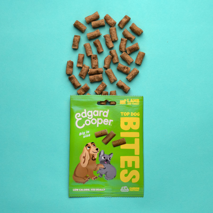 50 g Edgard & Cooper Bocaditos Grande de Cordero y Pavo para perros, , large Imagen numero 2